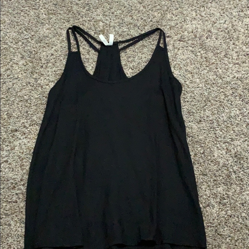 Black tank top